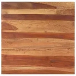 vidaXL Tischplatte Massivholz Palisander 15-16 mm 80&times;80 cm