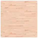 vidaXL Tischplatte 90x90x2,5 cm Quadratisch Massivholz Buche