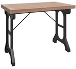 vidaXL Esstisch 110x65x82 cm Massivholz Tanne und Eisen
