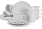 CreaTable Chef Collection Weiss Kaffeeservice 18-tlg Porzellan