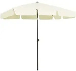vidaXL Strandschirm Sandgelb 200x125 cm