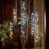 LED Lichterkette Kaskade Baumbeleuchtung 6 Stränge kaltweiß funkelnd