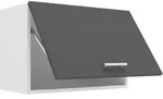 VCM K&uuml;chenm&ouml;bel H&auml;ngeschrank Esilo Wei&szlig; / Anthrazit H. 40 x B. 60 x T. 31 cm