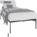 CLP Metallbett Fargo schwarz/200x100x42 cm