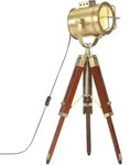 vidaXL Stehleuchte Dreibein Massivholz Mango 69 cm