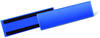 Durable Etikettenhalter, 1/3 DIN A4, Querformat, Rückseite magnetisch, PP, blau