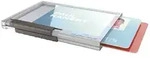Durable Ausweish&uuml;lle Pushbox DUO - Kunststoff, transparent, 10 St&uuml;ck