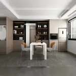 SalesFever Esstisch quadratisch | 80 x 80 cm | MDF wei&szlig; Hochglanz lackiert | B 80 x