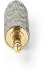 Nedis Stereo-Audio-Adapter - 3.5 mm Stecker - 6.35 mm Buchse - Vergoldet - Gerade -
