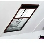 Hecht Insektenschutz Dachfenster Plissee 80x160cm braun 101160202-VH