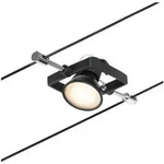 Paulmann CorDuo Seilsystem Mac II Einzelspot GU5,3max. 10W12V Schwarz matt#Chrom