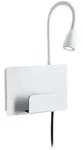 Paulmann LED Wandleuchte Halina USB C 2700K 200lm 230V 2,4W Wei&szlig; matt 71100