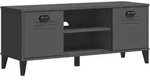 vidaXL Schuhbank VIKEN Anthrazit 106x35x45 cm Holzwerkstoff