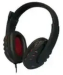 LogiLink Headset Stereo with microphone USB black/red HS0033