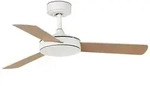 Mini-Deckenventilator Mallorca DC, wei&szlig; matt, Edelstahl 316L, klassische