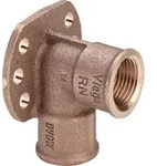 Viega Wandscheibe 3471 Rp 1/2 Rotguss mit Befestigungsflansch
