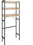 tectake Badezimmerregal Seattle - 67 x 25 x 165,5 cm Industrial Holz hell, Eiche