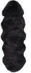 vidaXL Schaffell-Teppich 60&times;180 cm Dunkelgrau