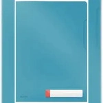 LEITZ Privacy Sichth&uuml;lle Cosy, A4, oben und seitlich ge&ouml;ffnet, blau, mit