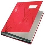 LEITZ Unterschriftsmappe Design 18 F&auml;cher rot