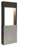 Sockelleuchte Chertan 450, IP54, 13W, LED 3000K warmwei&szlig;, Beton / Alu-Dunkelgrau,