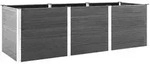 vidaXL Garten-Hochbeet 300x100x91 cm WPC Grau