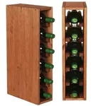 PROREGAL Modulares Weinregal VINCELLAR MOD | HxBxT 60x12x30cm | Schmal Modul...