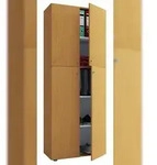 VCM Lona Universalschrank Kleiderschrank 4 T&uuml;ren Buche dekor.