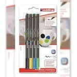 Edding Porzellanpinselstift 4200 1-4 mm 4er-Set cool colours
