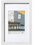 walther + design Fiorito Holz Bilderrahmen Kunstglas, 30x40 cm, weiss