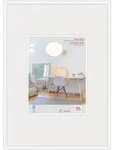 walther + design Lifestyle Kunststoff Bilderrahmen Kunstglas, weiss, 59,4 x 84