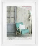 walther + design Stockholm 3D Holz Bilderrahmen 40x50 cm WEISS mit Kunstglas