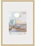 walther + design Lifestyle Kunststoff Bilderrahmen Kunstglas, gold, 50 x 70 cm