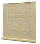 vidaXL Bambusrollo 80x220 cm Natur