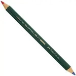 Faber-Castell 117500 Farbstift Castell Color - rot/blau, doppelseitig angespitzt