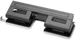 herlitz Doppel-Locher 1,5mm schwarz mit Anschlagschiene