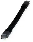 ROLINE USB4 Gen3x2 Kabel, C-C, ST/ST, 8K UHD-2, 40Gbit/s, 100W, extra-flach, schwarz,