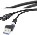Renkforce USB-Kabel USB 3.2 Gen1 (USB 3.0 / USB 3.1 Gen1) USB-A Stecker, USB-A Buchse