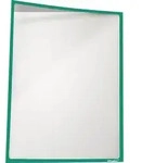 Ultradex Infotasche 889001 DIN A4 magnetisch gr&uuml;n 5 St./Pack