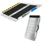 Baumarktplus TRUTZHOLM Alu Rollstuhlrampe 61 cm Traglast 272 kg klappbar Antirutsch