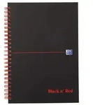 Oxford Spiralbuch 'Black n' Red', DIN A5, kariert, Karton