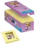 Post-it Super Sticky Notes Haftnotizen 76 x 76 mm Gelb 90 Blatt Vorteilspack 14