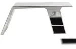 SIT M&ouml;bel Schreibtisch Airman, Alu Optik mit Zierschrauben | B 175 x T 60 x H 75 cm