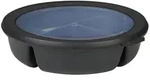 Mepal CIRQULA Bento Bowl 3-F&auml;cher-Sch&uuml;ssel Nordic Black