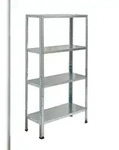SCHULTE Regalwelt Steckregal mit 4 PowerMAX Fachb&ouml;den, 50 kg Tragkraft, 137x75x30 cm