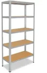 shelfplaza HOME 200x120x60 cm Schwerlastregal in verzinkt mit 5 B&ouml;den und 175...