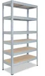 shelfplaza PRO 230x100x30 cm Schwerlastregal in verzinkt mit 6 B&ouml;den und 166 kg