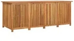 vidaXL Gartenbox 200x80x75 cm Massivholz Akazie