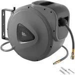 tectake Druckluftschlauch mit Trommel Grau