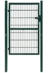 vidaXL 2D Zauntor (Einzeltor) Gr&uuml;n 106x210 cm